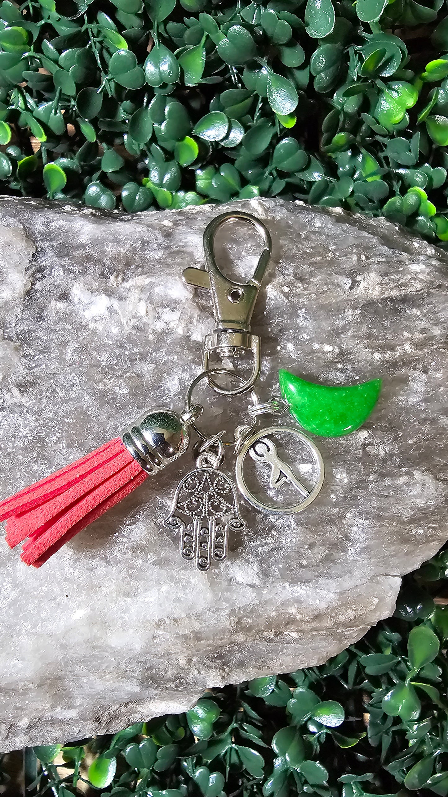 Chrysoprase - crystal moon vibes charm