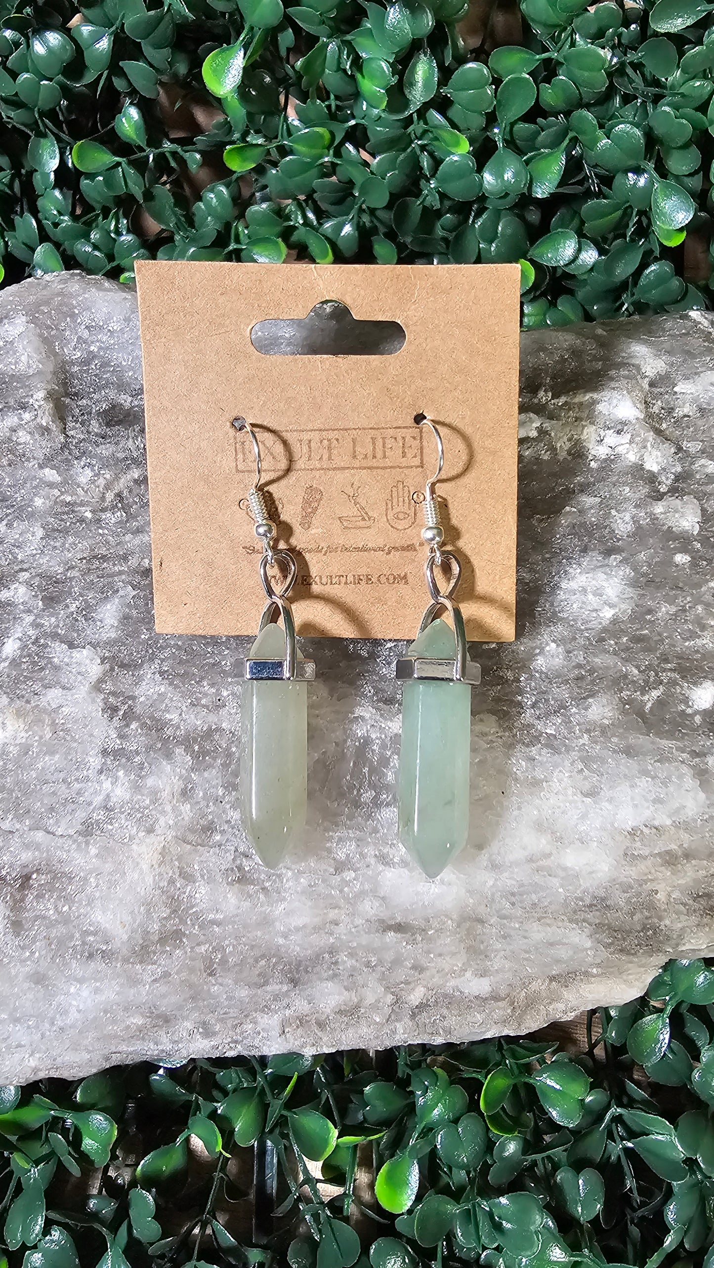 Green Aventurine - Double Luck earrings