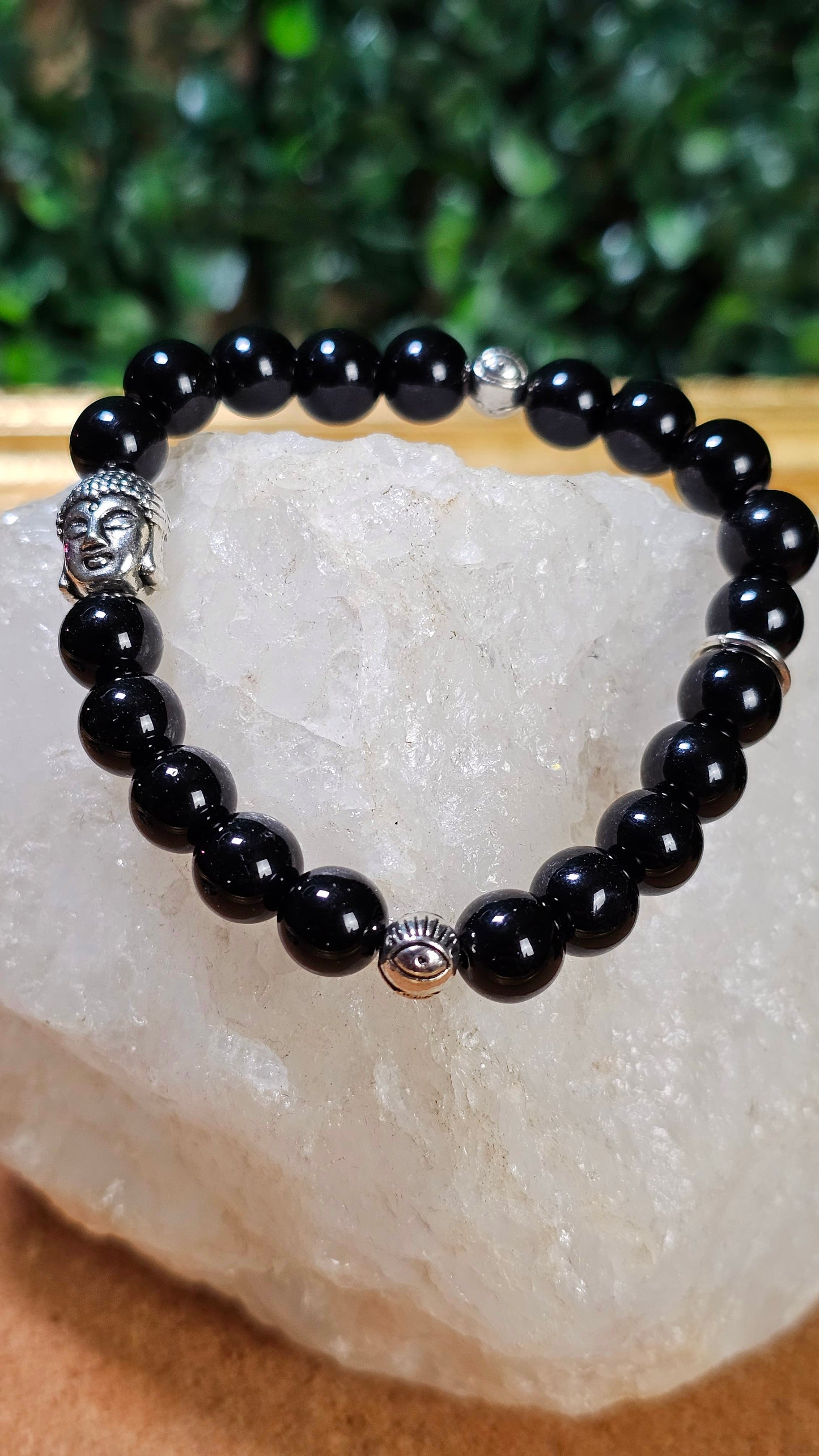 Black Onyx - Buddha Bracelet