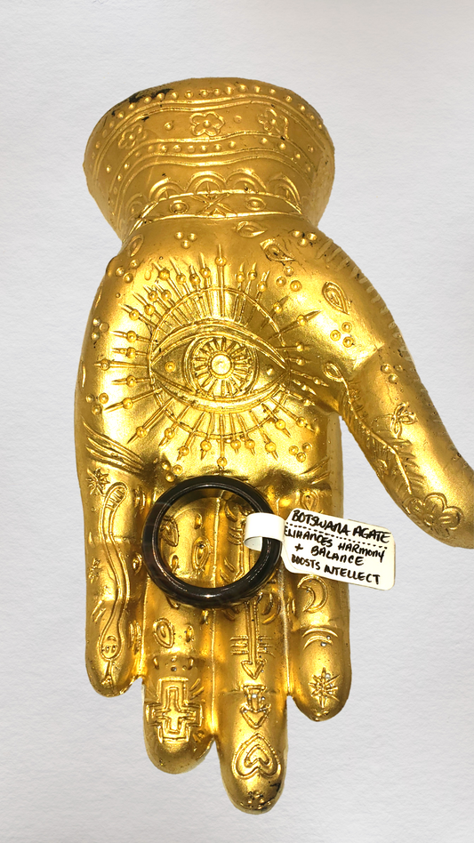 Botswana Agate boosts intellect, harmony and holistic balance.